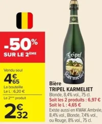 Bière TRIPEL KARMELIET Blonde