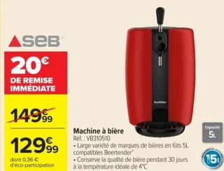 Machine à bière SEB VB310510