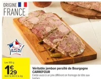 Véritable jambon persillé de Bourgogne CARREFOUR