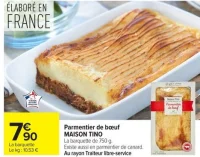 Parmentier de bœuf Maison Tino