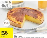 Flan 6 parts
