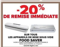 Appareils de mise sous vide FOOD SAVER