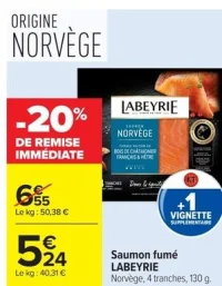 Saumon fumé LABEYRIE Norvège