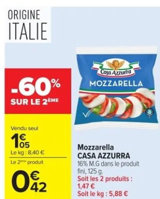 Mozzarella CASA AZZURRA