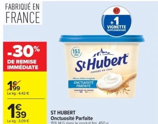 ST HUBERT Onctuosité Parfaite