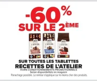 Tablettes de chocolat Les Recettes de l'Atelier Nestlé