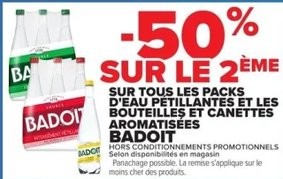 Eaux pétillantes et boissons aromatisées BADOIT