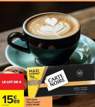 Café moulu "Maxi Format" CARTE NOIRE