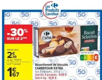 Assortiment de biscuits CARREFOUR EXTRA