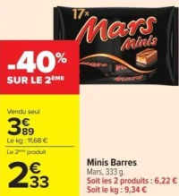 Minis Barres Mars