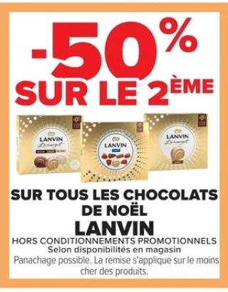 Chocolats de Noël LANVIN