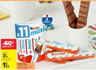KINDER MAXI Chocolat au lait