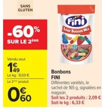 Bonbons FINI Différentes variétés