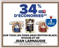 Foie gras Édition Black, Étoilée et Or JEAN LARNAUDIE