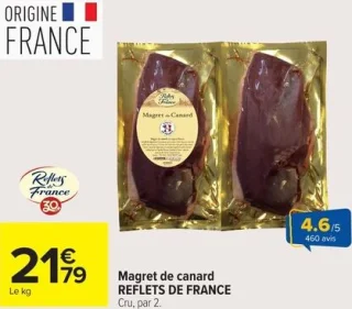 Magret de canard REFLETS DE FRANCE