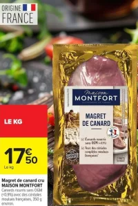 Magret de canard cru MAISON MONTFORT