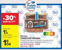 Terrines CARREFOUR ORIGINAL
