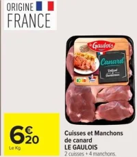 Cuisses et Manchons de canard LE GAULOIS