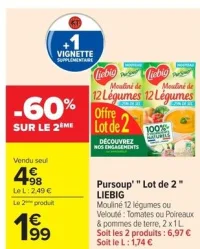 Pursoup' "Lot de 2" LIEBIG