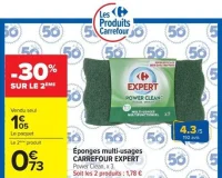 Éponges multi-usages Carrefour Expert