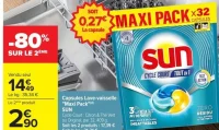 Capsules Lave-vaisselle Maxi Pack Sun