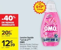 Lessive liquide "Lot de 2" Omo