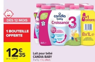 Lait pour bébé Candia Baby Croissance 3