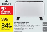 Convecteur électrique HOME