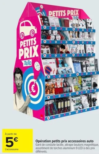 Accessoires auto petits prix