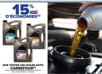 Huiles auto Carrefour