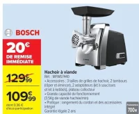 Hachoir à viande Bosch