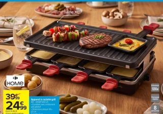 Appareil à raclette grill HOME