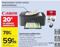 Imprimante multifonction Canon CA TR4755I NOIRE