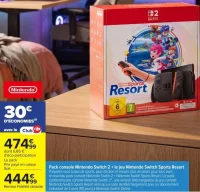 Pack console Nintendo Switch 2 + le jeu Nintendo Switch Sports Resort