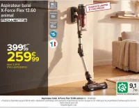 Aspirateur balai X-Force Flex 13.60 animal Rowenta