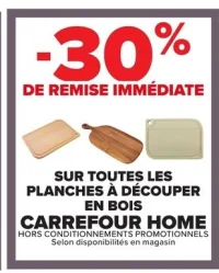 Planches à découper en bois Carrefour Home