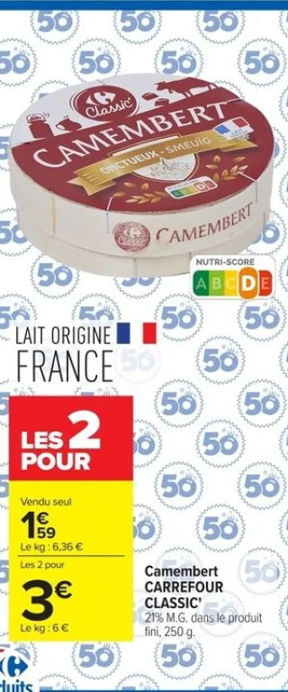 Camembert Carrefour Classic