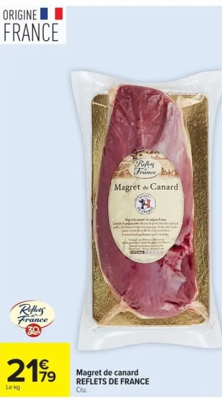 Magret de canard Reflets de France Cru