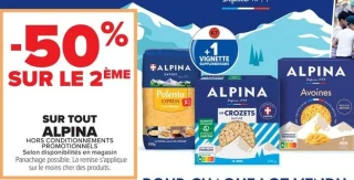 Gamme de produits ALPINA