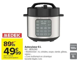 Autocuiseur 6 L MEDEK MEDLD60