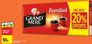 Café moulu «Format Familial» GRAND' MÈRE