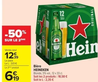 Bière HEINEKEN Blonde