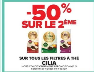 Filtres à thé Cilia