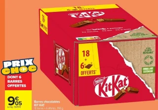 Barres chocolatées KIT KAT