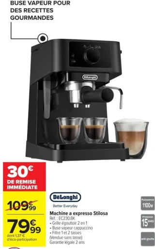 Machine a expresso Stilosa DeLonghi