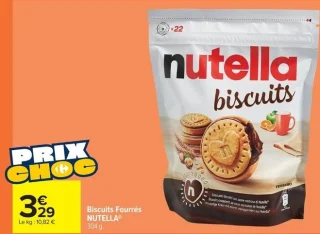 Biscuits fourrés Nutella
