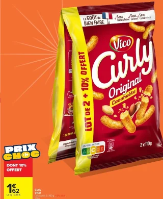 Curly VICO Cacahuète
