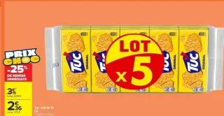 Tuc «Lot de 5» LU Original