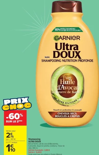 Shampooing Garnier Ultra Doux