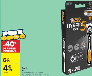 Rasoirs Hybrid Flex 5 Bic